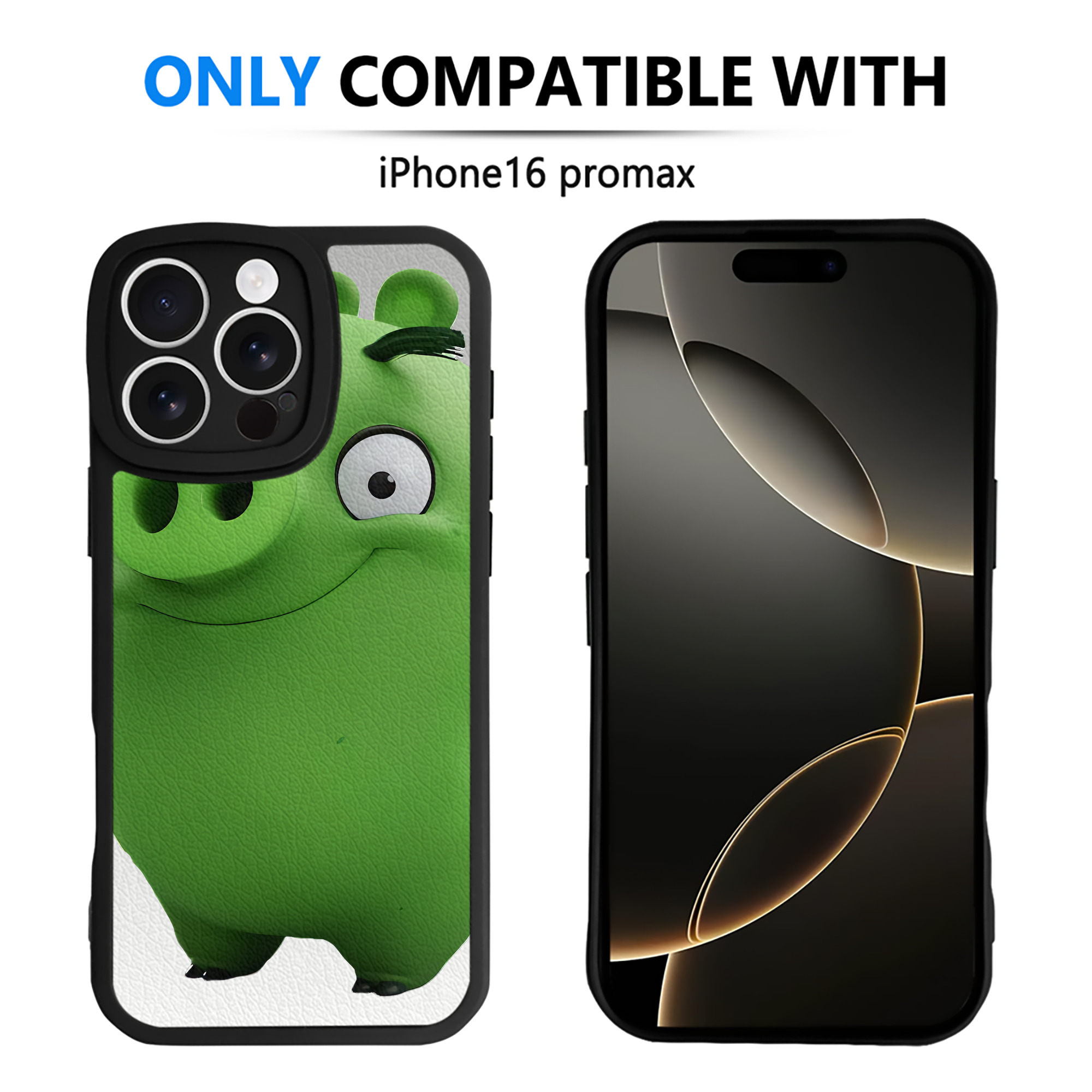 （画像用） Angry Birds アングリーバード 【iPhone 16シリーズ対応】シリコンスマホケース（レザー調） 材質：シリコン
